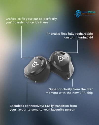 Phonak Virto I90 - R ITC Single Unit with Charger — buy hearing aid India